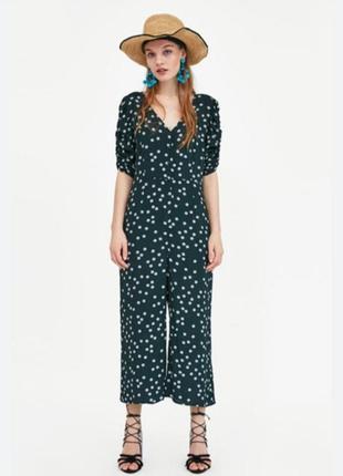 Комбинезон premium zara в мелкие цветочки