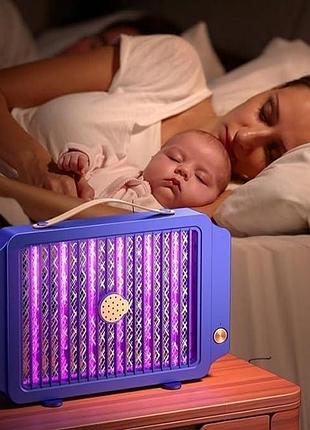 Электрическая лампа от комаров electric shock mosquito lamp bg-009 антимоскина лампа от насекомых