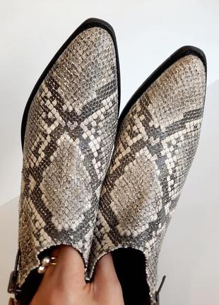 Gioseppo черевики козаки зі шкіри пітона