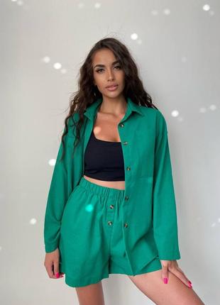 Костюм з подовженою сорочкою та шортами. 
модель: 0358 фото
