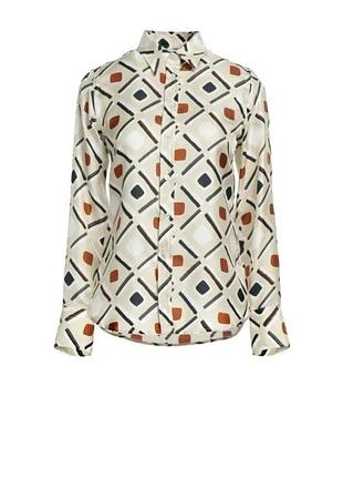 Nouvelle femme 🇮🇹 італія стильна шовкова блуза сорочка