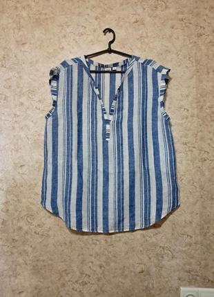 100% льняна блуза