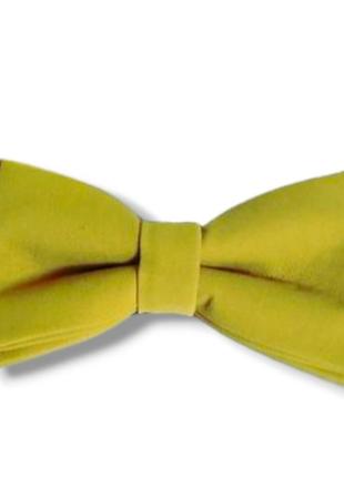 Горчичный галстук бабочка. метелик дитячий.