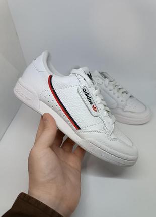 Кожаные кроссовки adidas continental 80 (g27706) оригинал1 фото