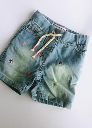 Джинсові шорти для дівчинки