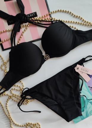 Купальник двойным пуш ап victoria's secret original bombshell 34b 75b xs s m l