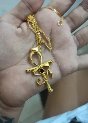 (1249) ожерелье viking crystal eye cross ankh для женщин, мужчин, амулет, культ, панк, старинные