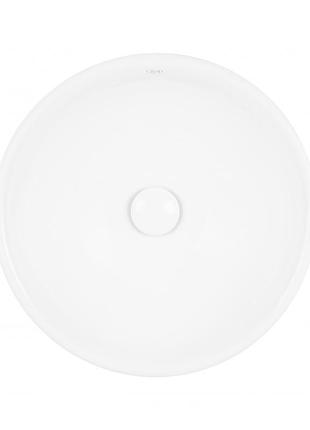 Раковина-чаша qtap owl 400х400х155 white с донным клапаном qt1911k53w