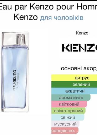 Kenzo pour homme 75 sale