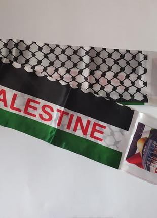 Шарф атласний палестина palestine