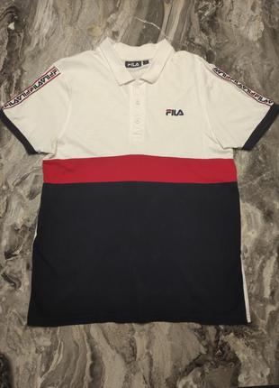 Футболка fila на лампасах оригінал1 фото