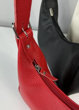 Красная сумка (натуральная кожа)5 фото