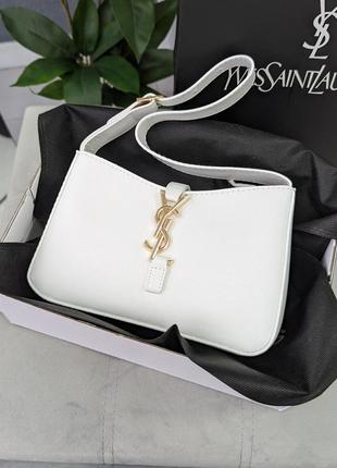 Сумка yves saint laurent біла є