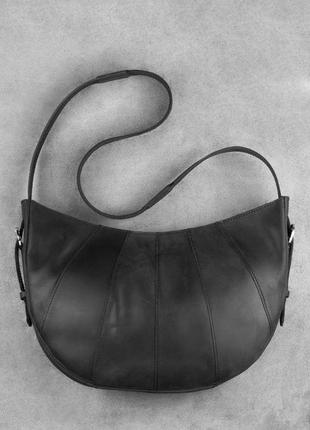 Сумка blanknote круасан чорний (bn-bag-12-g-kr)