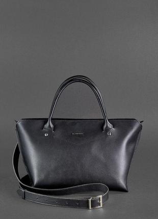 Жіноча сумка blanknote midi графіт (bn-bag-24-g)6 фото