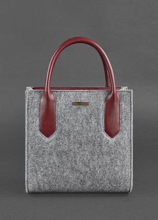 Сумка - кросбоді blanknote blackwood сірий (bn-bag-28-felt-vin)
