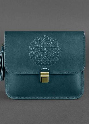 Бохо сумка blanknote лілу бірюзовий (bn-bag-3-malachite)