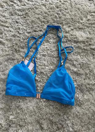 Бюстгальтер на застежке спереди с бусинами xxs/xs