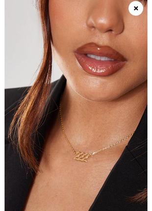 Позолоченная подвеска 222 число ангела2 фото