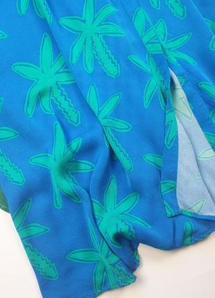 Брендовое миди платье в тропический принт fabienne chapot