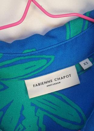 Брендовое миди платье в тропический принт fabienne chapot