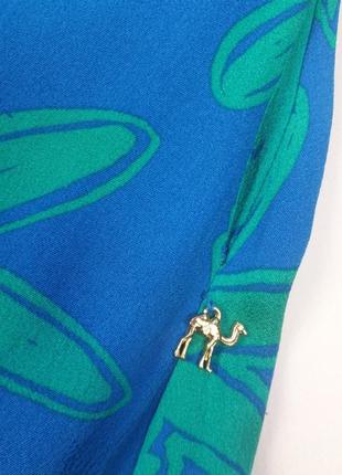 Брендовое миди платье в тропический принт fabienne chapot