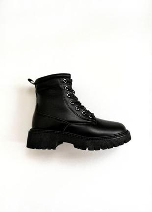 Нові чорні зимові черевики ботинки знижка