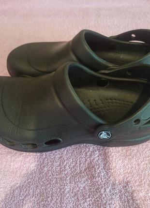 Шлепанцы сабо кроксы черные оригинал crocs2 фото