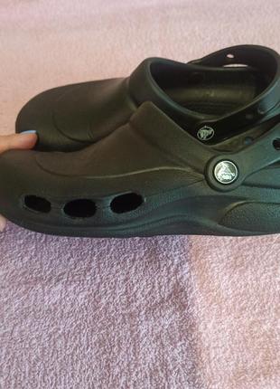 Шлепанцы сабо кроксы черные оригинал crocs3 фото