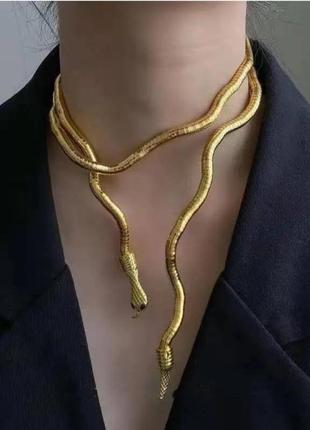 Чокер ожерелье браслет цепочка оригинальное стильное универсальное украшение1 фото
