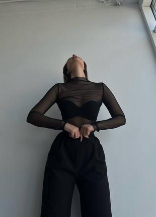 Стильний лонг «сітка»🌿 2