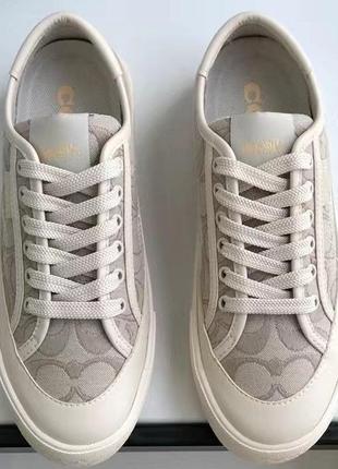 Шкіряні кеди кросівки coach