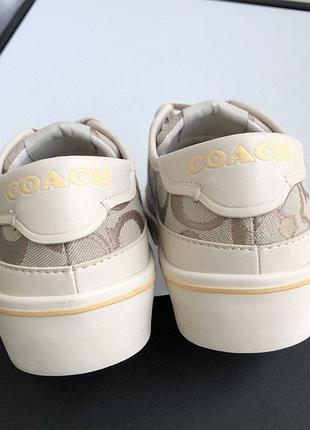 Шкіряні кеди кросівки coach