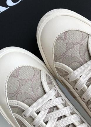 Шкіряні кеди кросівки coach