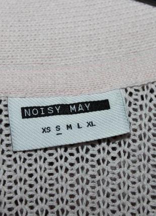 Подовжений стильний рожевий кардиган, кофта, розмір s від noisy may2 фото