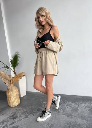 Костюм из льна 💚9 фото