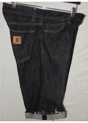 Джинсовые шорты узкого кроя carhartt