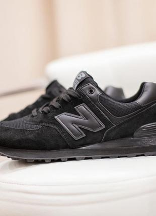 Жіночі кросівки new balance 574 чорні розпродаж2 фото