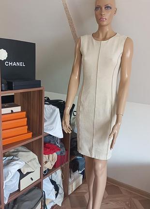 Marc cain! оригінал! шикарне бежеве плаття/сукня!