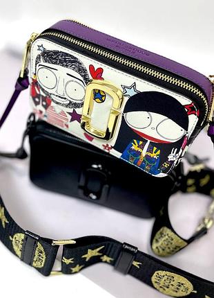 Сумка марк джейкобс малюнок шкіра🌺