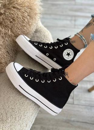 Кеди жіночі Chuck Taylor All Star Hi ‘Black&rsquo
