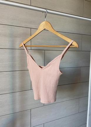 Топ в рубчик h&m