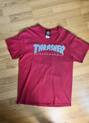 Футболка котон thrasher винтаж оригинал размер m l что-то