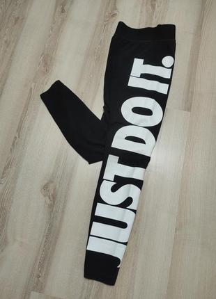 Спортивные высокие лосины, леггинсы тайтсы nike just do it, размер s-m