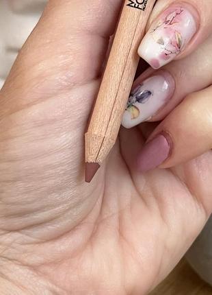 Оригинальный карандаш для губ make up for ever artist color matte pencil 606 wherever walnut