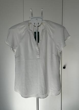 Блуза, футболка молочная h&m, размер l