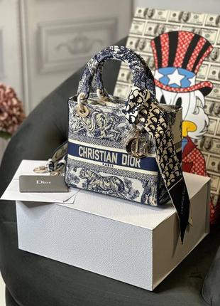 Сумка премиум качества в стиле lady dior