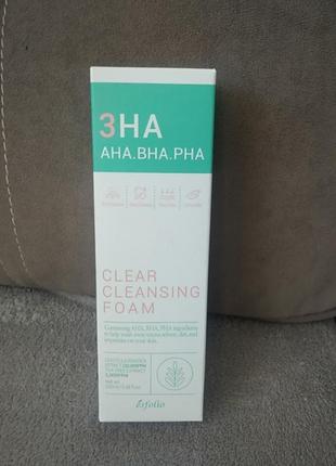 Esfolio піна для вмивання обличчя з aha кислотами