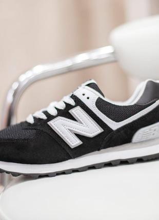 Женские кроссовки new balance 574 black распродаж2 фото