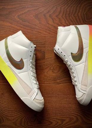 Кросівки чоловічі nike blazer mid 77 vintage white7 фото